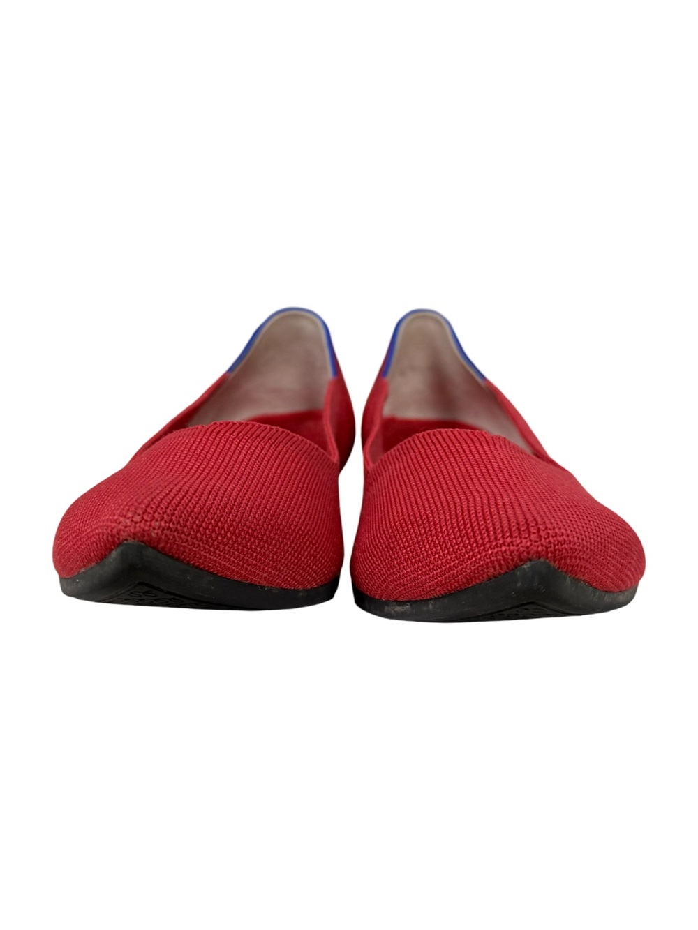 Rothy's Red Pointed Toe Slip-On Mesh Ballet Flats Size 10 - Picture 4 of 10